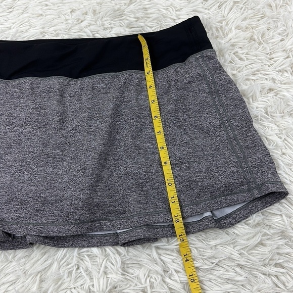 Lululemon Pace Rival Skirt (Regular) *No Panels 13" Heather Lux Multi Black - Picture 2 of 7